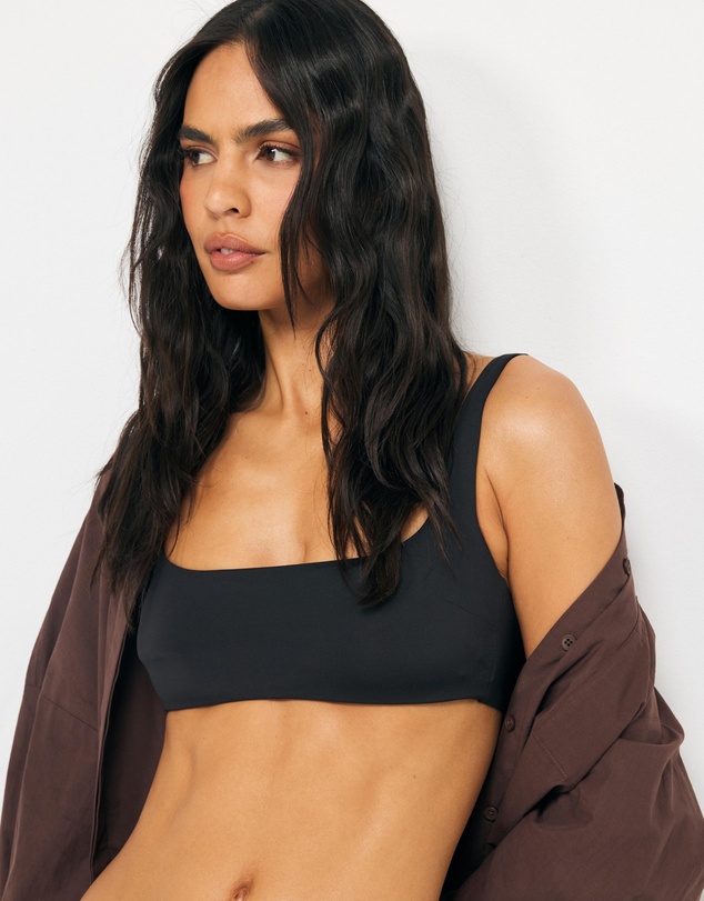 AERE - Lucia Square Neck Bikini Top