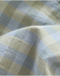 Sheet Society - Leo Washed Cotton Gingham Full Sheet Set