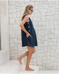 Soon Maternity - Maeve Linen Feeding Dress