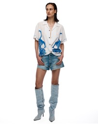 THE TALES - Crouching Tiger Cotton Shirt