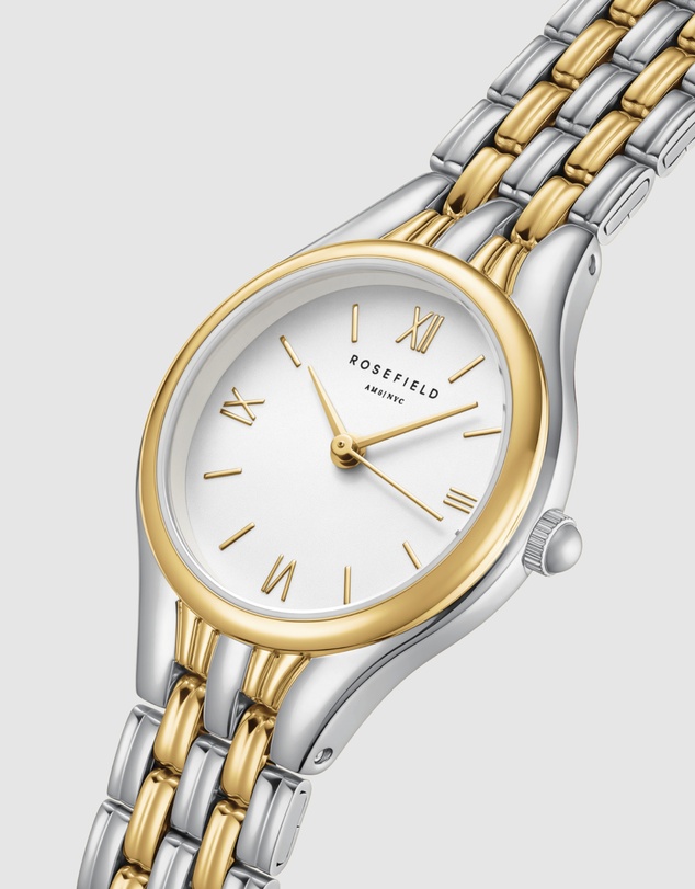 Rosefield - Muse Silver Gold Duotone Stainless Steel Bracelet Watch