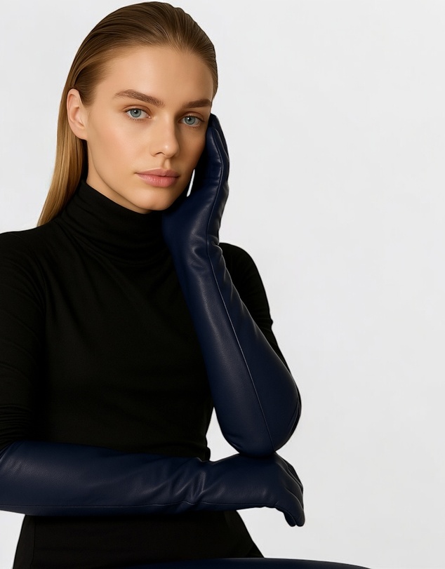 High Heel Jungle - Florence Lambskin Leather Opera Length Gloves