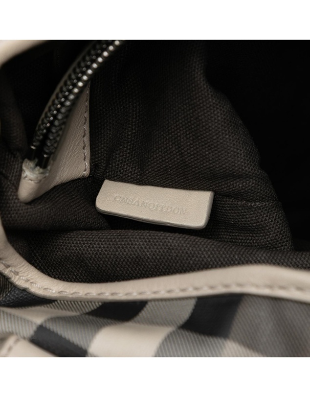 Pre-Loved by Azura Reborn - Pre-Loved Small Smoke Check Coated Canvas Northfield Satchel