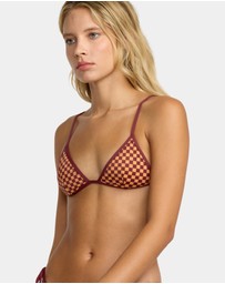 RVCA - Womens Reverberation Fixed Tri Bikini Top