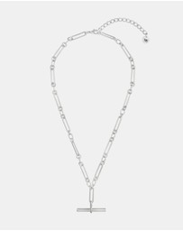 Kitte - Heirloom Fob Necklace - Silver