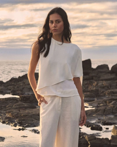 Forcast - Cecilia Asymmetric Top