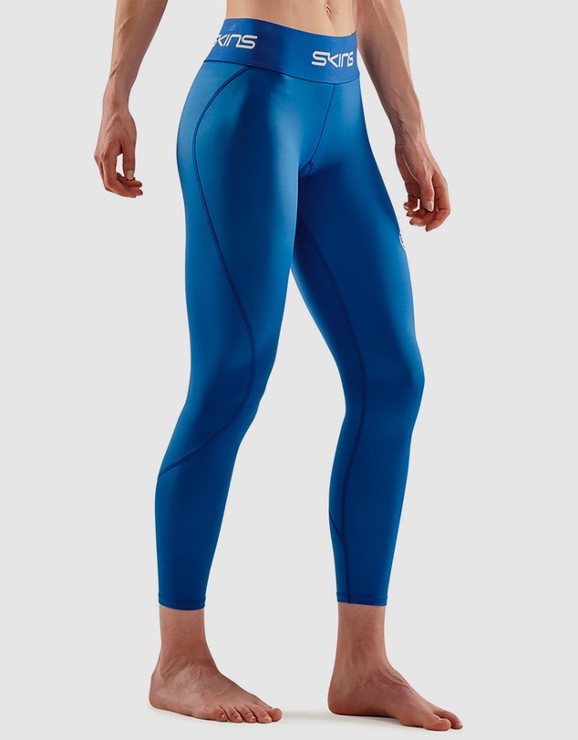 SKINS - SKINS Compression Women's Series-1 Active 7/8 Long Tight Bright Blue