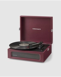 Crosley - Crosley Voyager Bluetooth Portable Turntable - Burgundy
