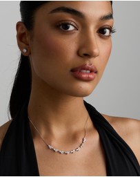 Michael Hill - Cubic Zirconia Vine Necklace in Sterling Silver