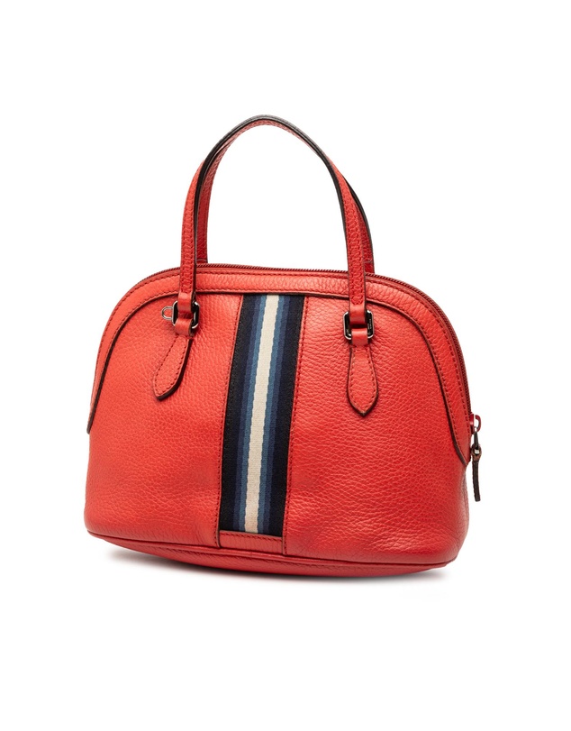 Pre-Loved by Azura Reborn - Pre-Loved Mini Calfskin Web Dome Satchel