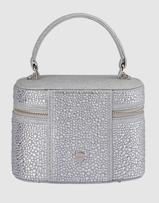 Olga Berg - Beckie Zip Top Crystal Bag