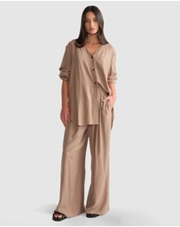Decjuba - D-Luxe Textured Pants