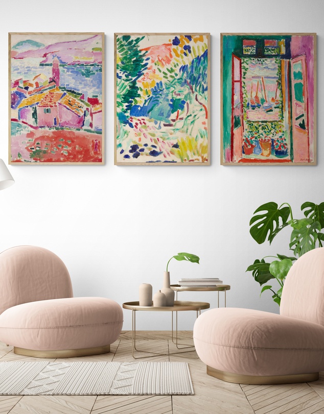 Inka Arthouse - 3x Henri Matisse Art Prints
