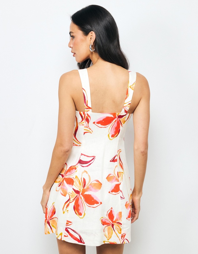 AERE - Aureline Linen Mini Dress
