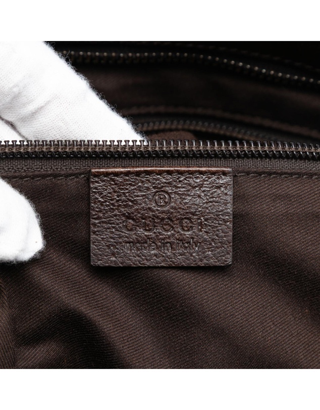 Pre-Loved by Azura Reborn - Pre-Loved GG Canvas Web Double Pocket Crossbody