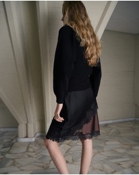 M.N.G - Turtleneck Sweater With Jewel Buttons