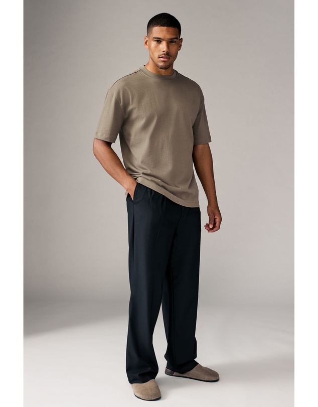 NEXT - Heavyweight 100% Cotton T-Shirt Relaxed Fit