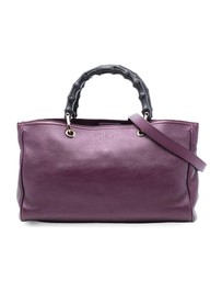 Pre-Loved by Azura Reborn - Pre-Loved Medium Calfskin Bamboo Shopper Satchel