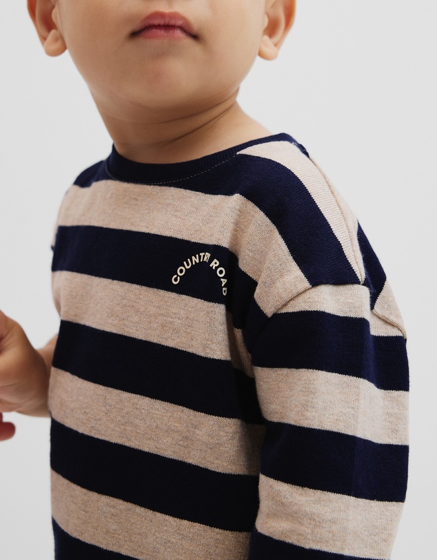 Country Road - Textured Long Sleeve T-shirt