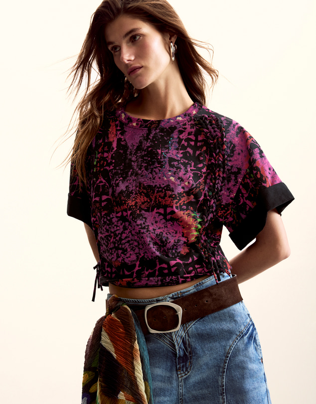 Desigual - Ethnic T-shirt designed by Mr. Christian Lacroix