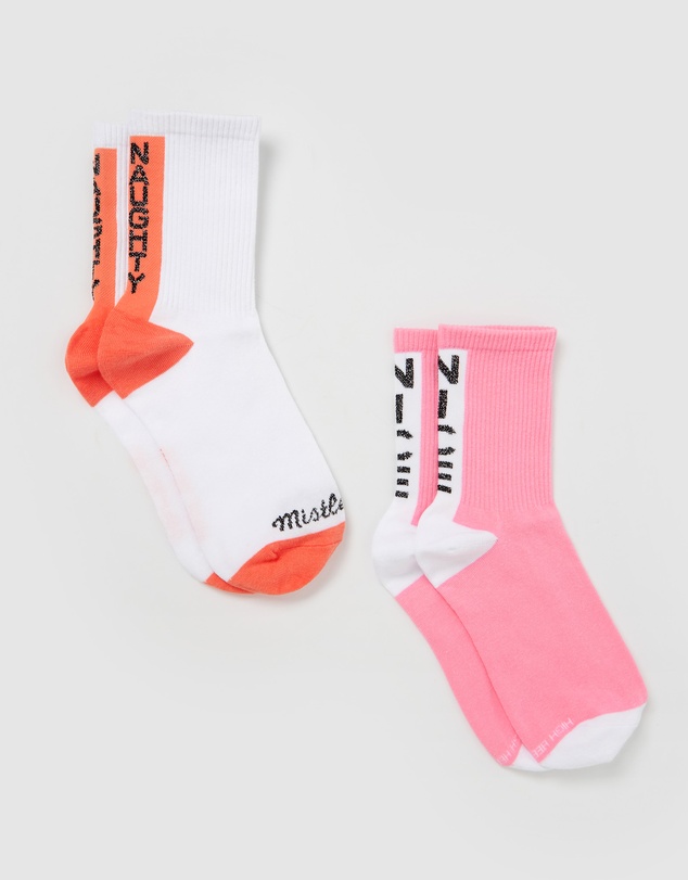 High Heel Jungle - Naughty N Nice Two Pack Socks