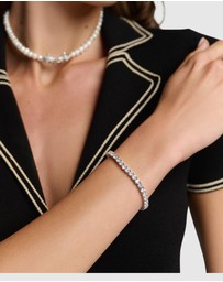 Nialaya Jewellery - Tennis Bracelet In Silver