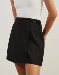 Atmos&Here - Zadie Mini Wrap Buckle Skirt