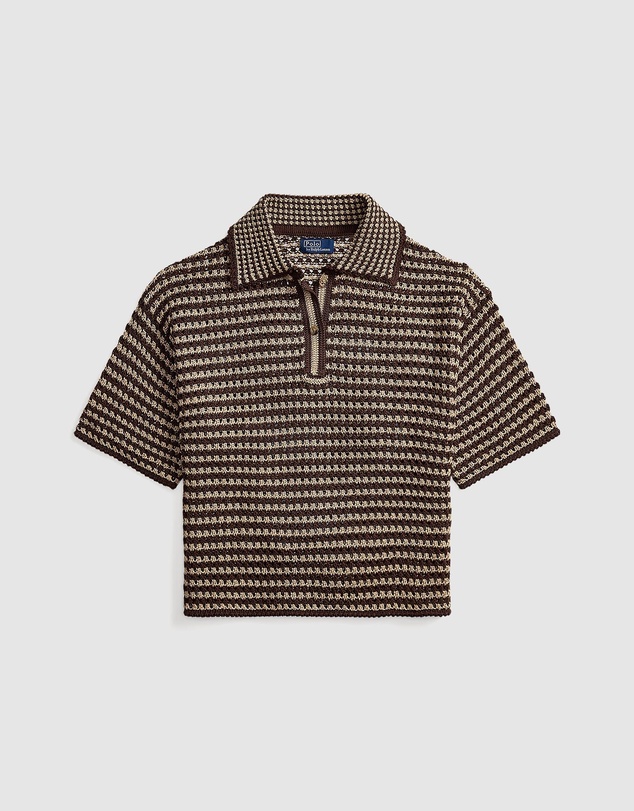Polo Ralph Lauren - Striped Knit Cotton Polo Shirt