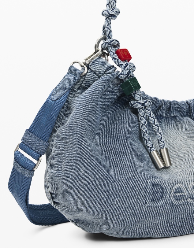 Desigual - Medium oval bag with charms