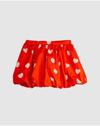 Mini Rodini - Hearts Aop Woven Balloon Skirt - Babies-Teens