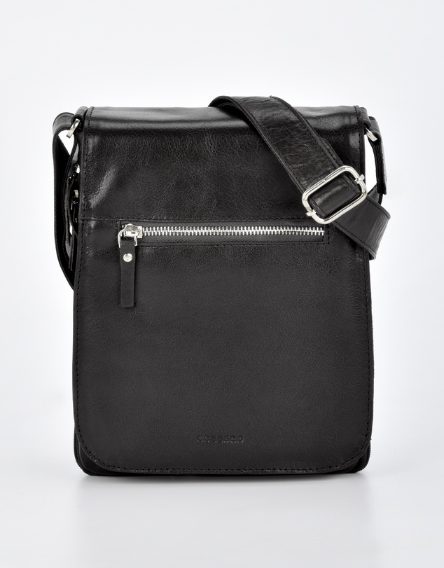 Cobb & Co - Notting Jr. Leather RFID Expandable Satchel