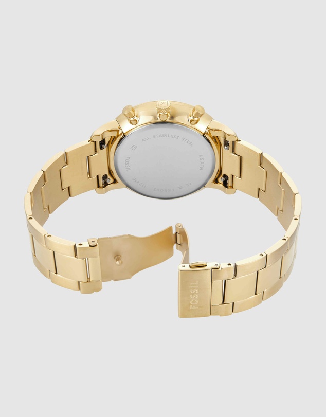 Fossil - Neutra Gold Tone Chronograph Watch