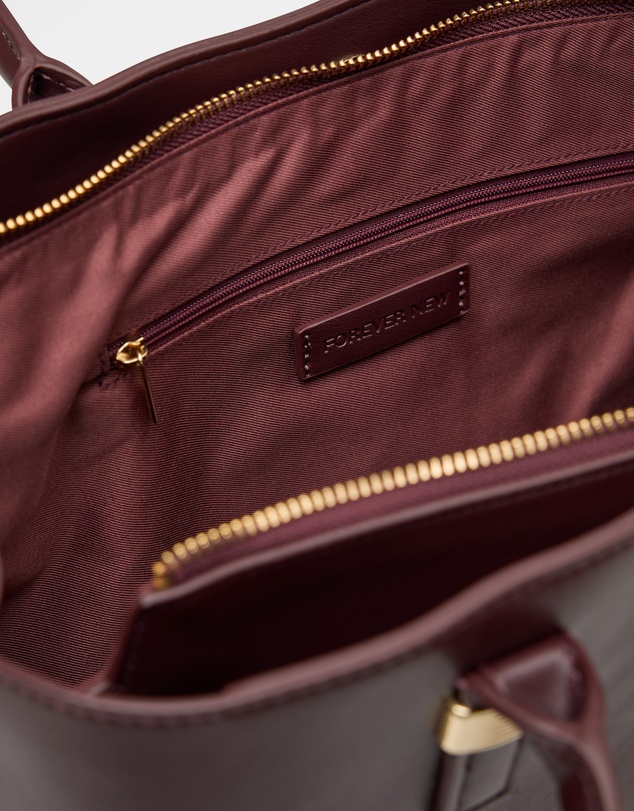 Forever New - Kate Laptop Metal Detail Tote Bag