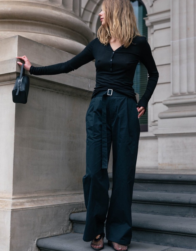 Style Addict - Belted Relaxed Trousers