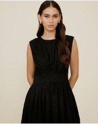 The Fated - Gallery Sleeveless Waisted Midi Dress