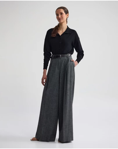 Oxford - Maddison Funnel Collar Cardigan
