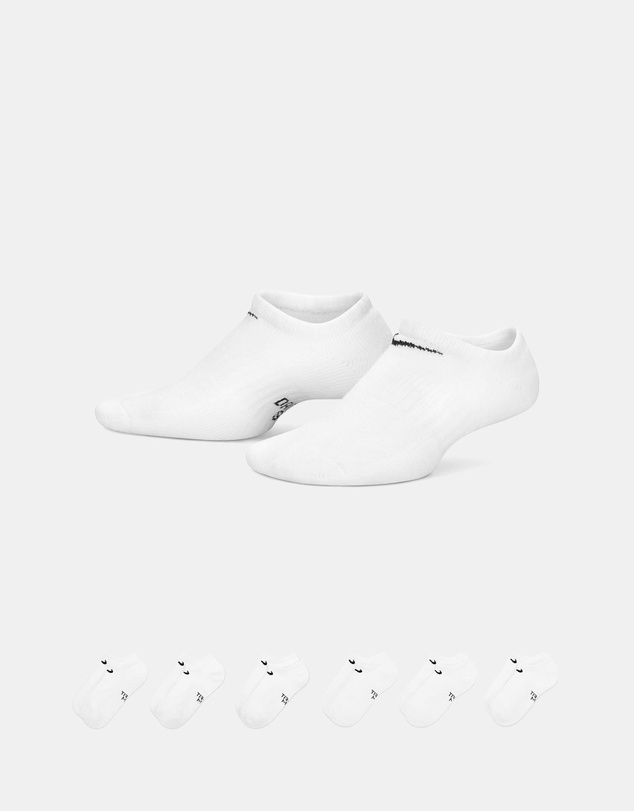 Nike - 6-Pack Cushioned No-Show Socks - Teens