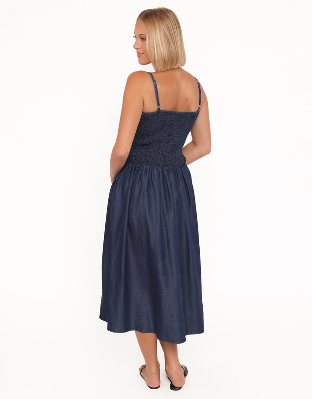 Petal & Pup - Arnika Midi Dress - Blue