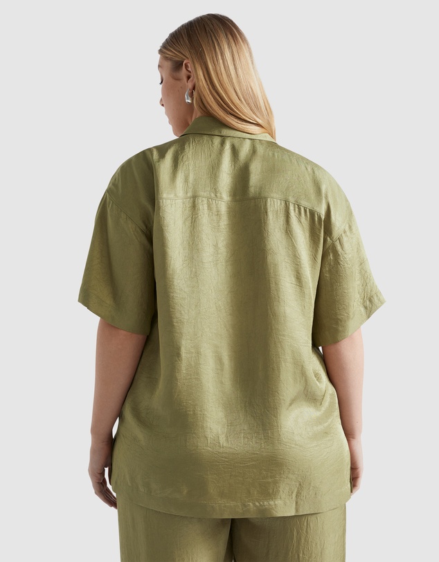 Seed Heritage - Satin Short Sleeve Shirt