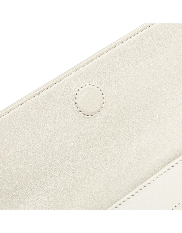Pre-Loved by Azura Reborn - Pre-Loved Smooth Calfskin Logo Triangle Crossbody