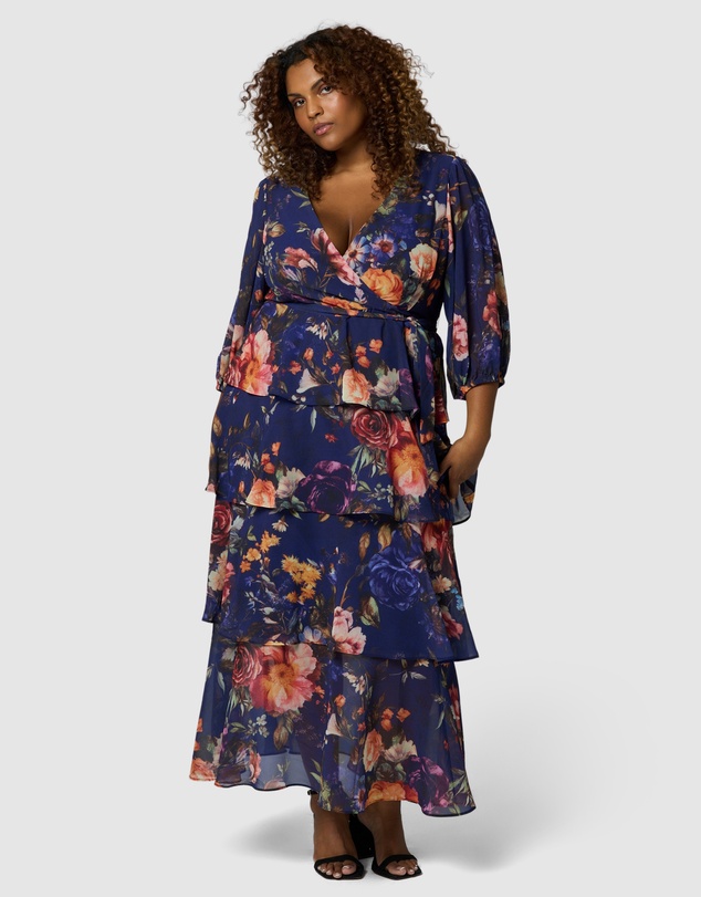 Pink Dusk by Curve Project - Temptress Maxi Dress