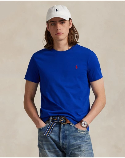 Polo Ralph Lauren - ICONIC EXCLUSIVE - Custom Slim Fit Jersey Crewneck T-shirt