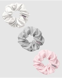 Shhh Silk - 3 Pack Large Silk Scrunchies
