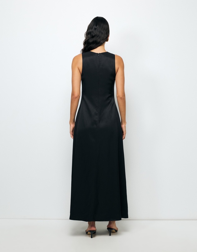 AERE - Soma U-Neckline Midi Dress