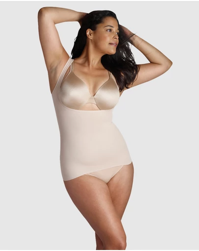 Naomi & Nicole - Unbelievable Comfort® Plus Size Torsette Tummy Shaper