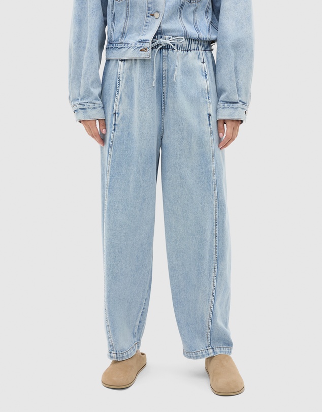 Seed Heritage - Denim Barrel Leg Jogger