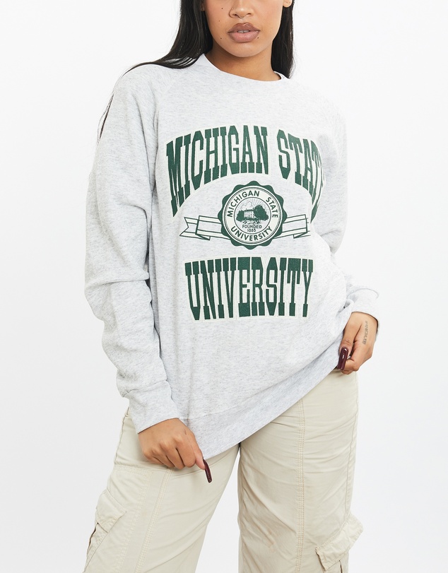Vintage by The Real Deal - Pre Loved - 90s Michigan State University Sweatshirt