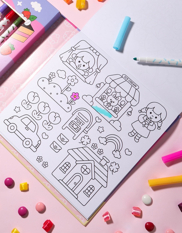 Journey Of Something - Kawaii Club Colouring Kit