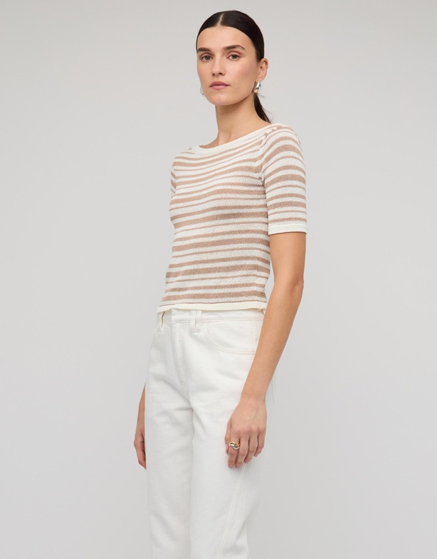 Staple the Label - Echo Stripe Knit Tee
