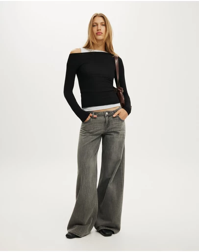 Cotton On - Morgan Layered Long Sleeve Top